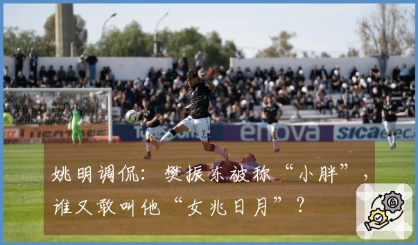 姚明调侃：樊振东被称“小胖”，谁又敢叫他“女兆日月”？